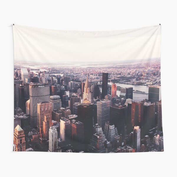 New York City Cityscape Skyscape #trending #tapestry Tapestry