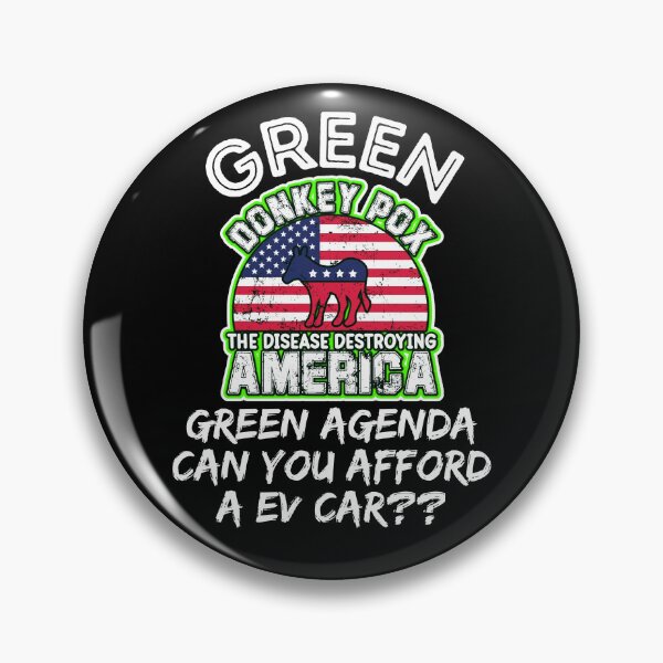 Item preview, Green Donkey Pox Destroying America designed and sold by WoodburyLake.