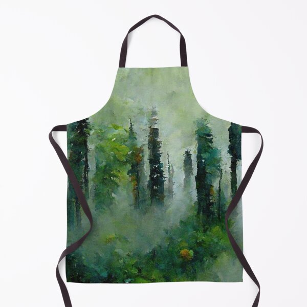 Item preview, "Forest Fog" by VentureArt - Abstract Art Acrylic Painting Forest Landscape designed and sold by VentureArtCo.