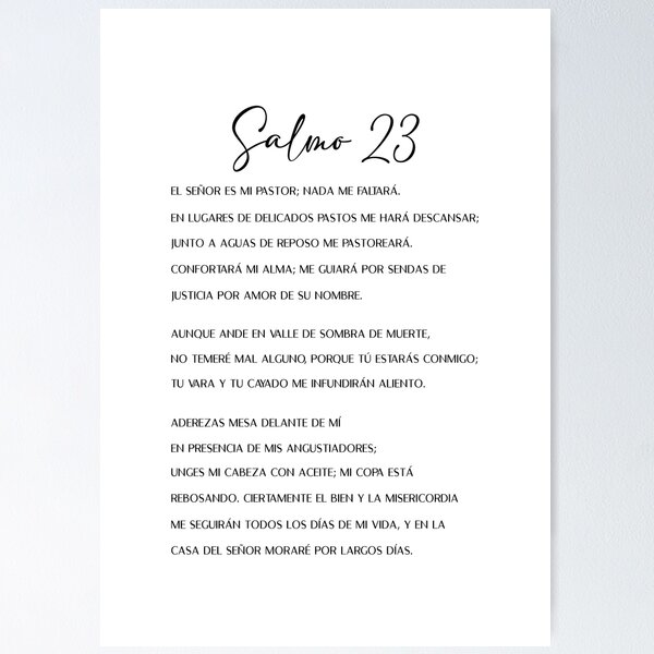 Salmo 23 - O Senhor é o meu Pastor, e nada me faltará Greeting Card for  Sale by PraalStore