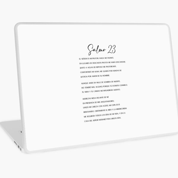 salmo 23, psalm 23 in spanish iPad Case & Skin for Sale by