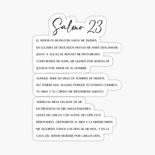 SENOR Pastor Salmo 23:1-3 Spanish Cross Stitch