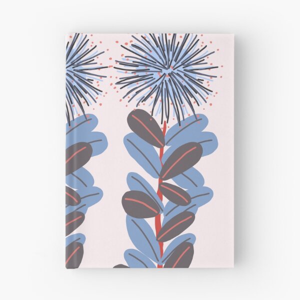 Item preview, Retro mod blue stylized floral  designed and sold by FrancesPoff.
