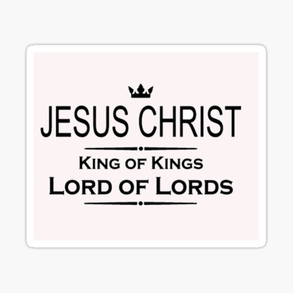 Item preview, Jesus Christ King of Kings Lord of Lords designed and sold by Rowena Jones.