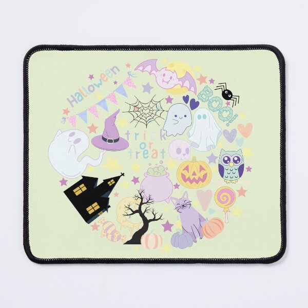 Item preview, Cute Pastel Halloween Pattern designed and sold by ANZI-Shop.