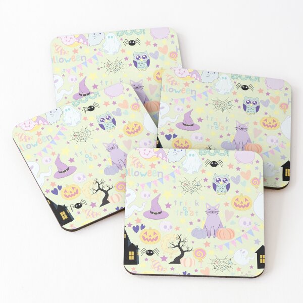 Item preview, Cute Pastel Halloween Pattern designed and sold by ANZI-Shop.