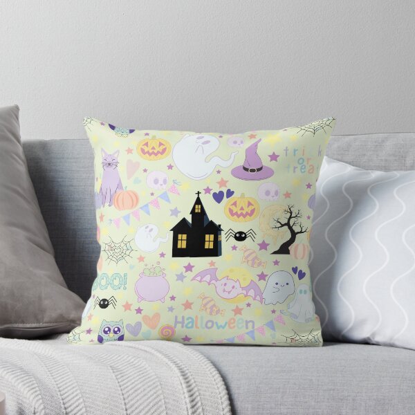 Item preview, Cute Pastel Halloween Pattern designed and sold by ANZI-Shop.