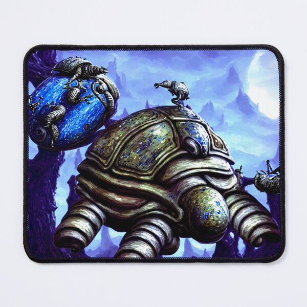 Item preview, Alien turtle-like battlesnail in alien planet setting II designed and sold by BrachiaST.