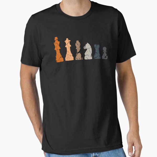 Aperçu de l'œuvre Pièces d'échecs rétro vintage pour les amateurs d'échecs et les joueurs d'échecs créée et vendue par Dexter Freeman.