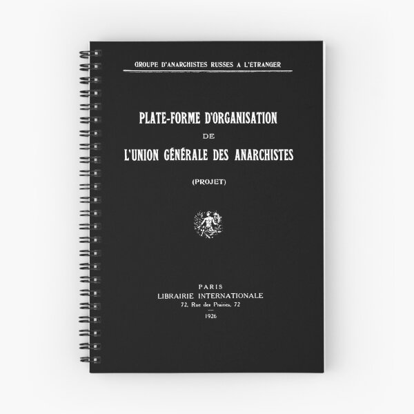 Item preview, Organisational Platform of the General Union of Anarchists (1926) by Delo Truda (Labour's Cause) designed and sold by NEVERBOW.