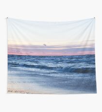 Sea Waves at Sunrise Wall Tapestry