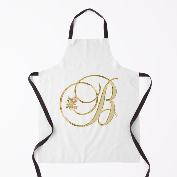 Item preview, Golden Color Floral Monogram Letter B designed and sold by silviaol.