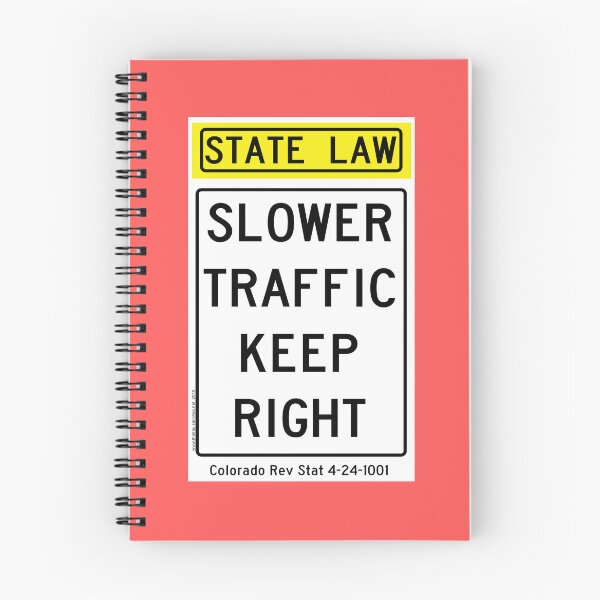 Item preview, Slower Traffic Keep Right - Colorado designed and sold by thatraulsanchez.