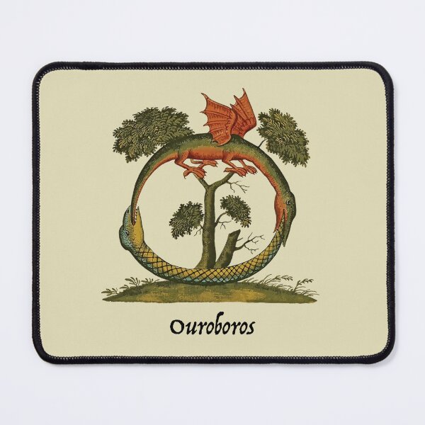 Item preview, Ouroboros: the unity of all things designed and sold by ebrawne.