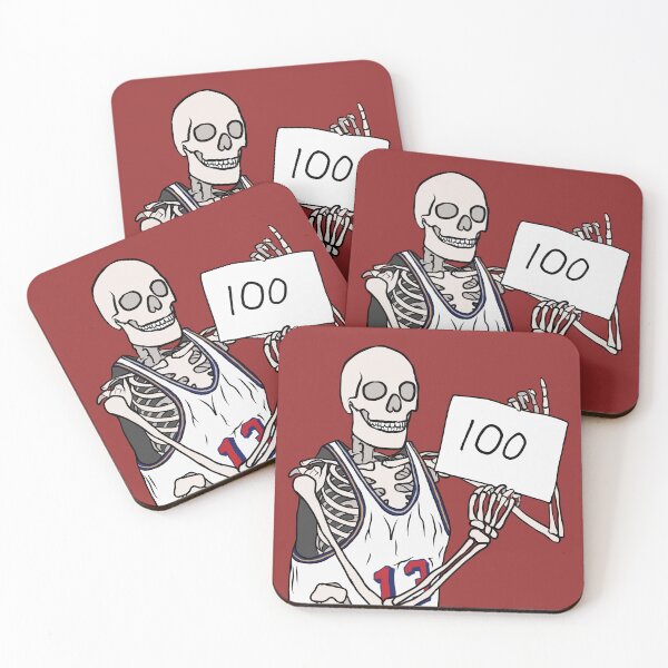 Item preview, Skeleton Wilt Chamberlain 100 Points designed and sold by RatTrapTees.