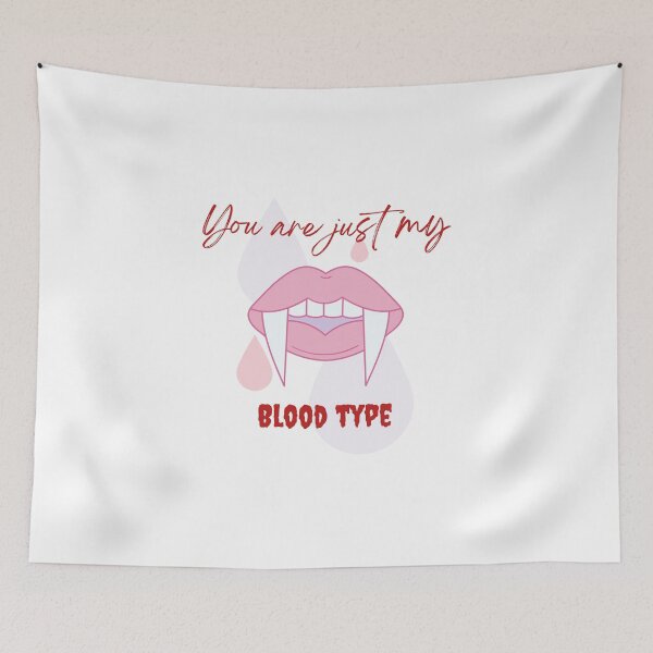 Item preview, My Blood Type Shirt Halloween Vampire Romantic Gift designed and sold by ColdPhelps.