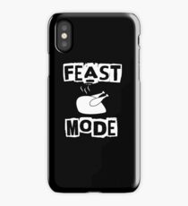 Feast mode funny T-shirt iPhone Case/Skin