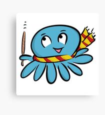 Octopus costume wizard Canvas Print