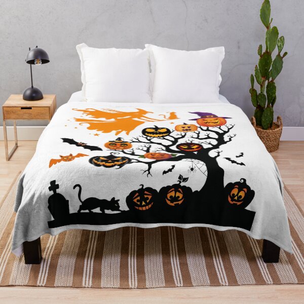 Item preview, Spooky Aesthetic Tiles Pumpkin Tree designed and sold by LoloTrends.