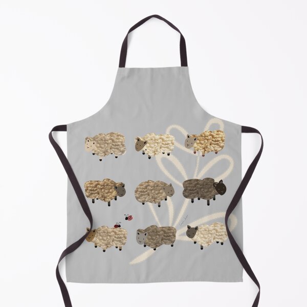 Item preview, Cute rustic sheep for eco friendly sustainable farming friends. Caroline Laursen original designed and sold by Caroline Laursen.