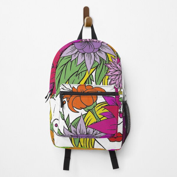 Item preview, girl with face covered with flowers designed and sold by KRITERSart.