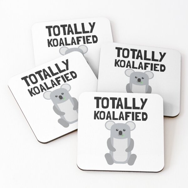 Item preview, Totally koalafied t-shirt, totally koalafied hats, totally koalafied phone cases, totally koalafied backpack, totally koalafied dress, totally koalafied shower curtain  designed and sold by Poussyarts.