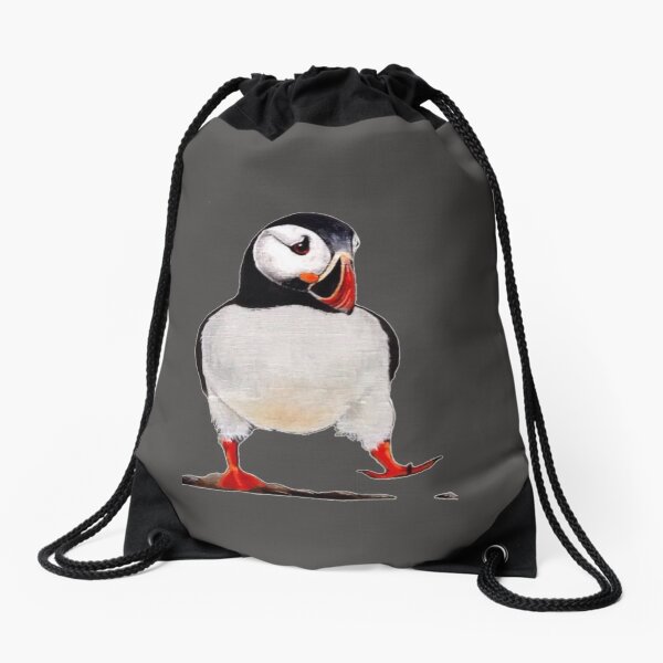 Puffin Drawstring Bag