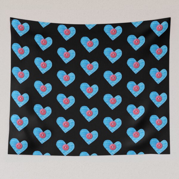 Item preview, Quilted blue heart to love designed and sold by memorguson.
