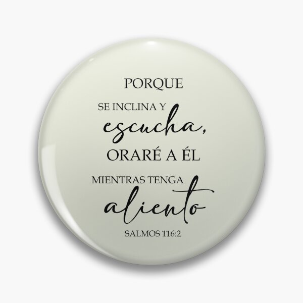 Artikelvorschau, Salmos 116:2, spanischer Bibelvers entworfen und verkauft von Aryam Quotes.