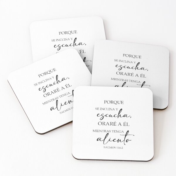 Item preview, Salmos 116:2, Spanish Bible Verse designed and sold by Aryam Quotes.
