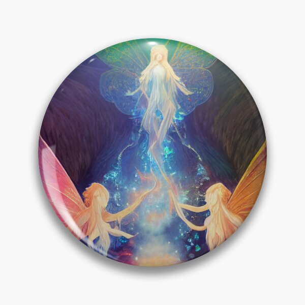 Item preview, Vibrant Ascension of Faeries designed and sold by fairytailsaiart.