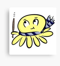 Octopus Costume Wizard Blue Canvas Print
