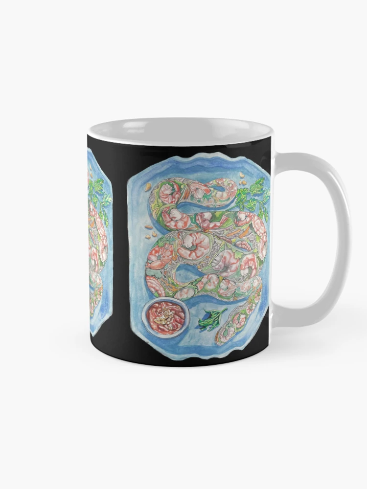 Thumbnail 3 of 6, Coffee Mug, Python Spring Roll designed and sold by RaLiz.