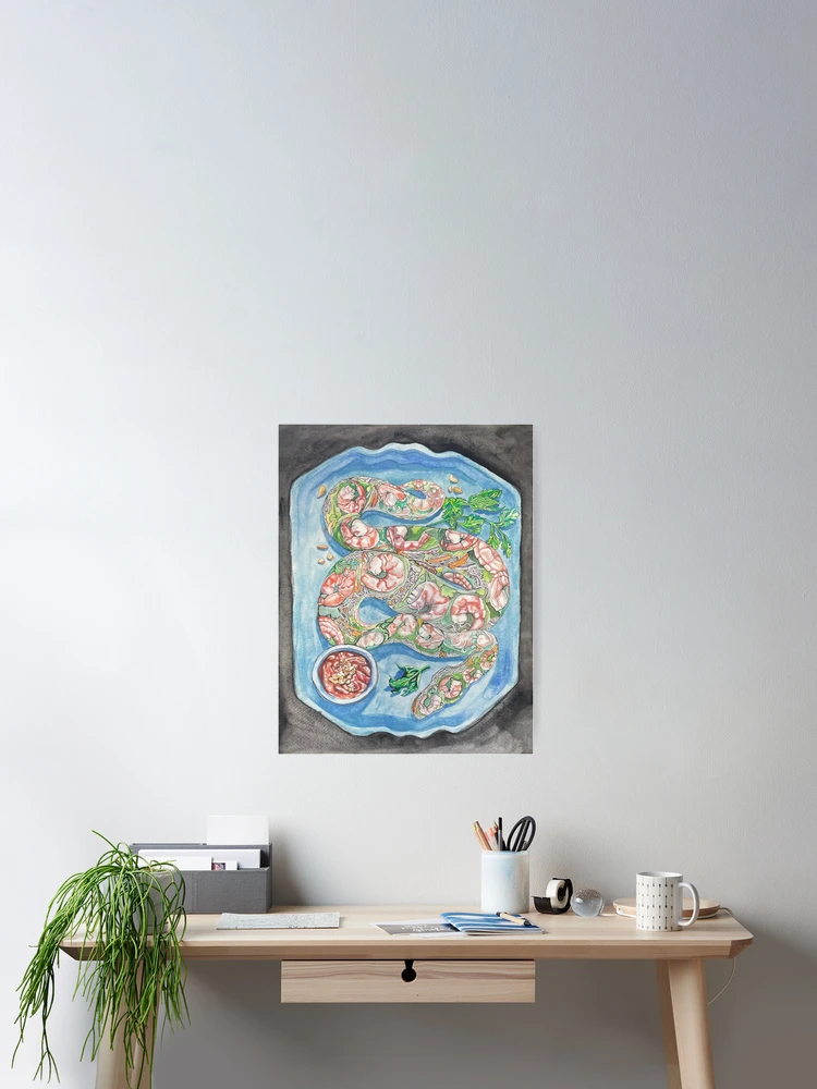 Thumbnail 2 of 3, Poster, Python Spring Roll  designed and sold by RaLiz.