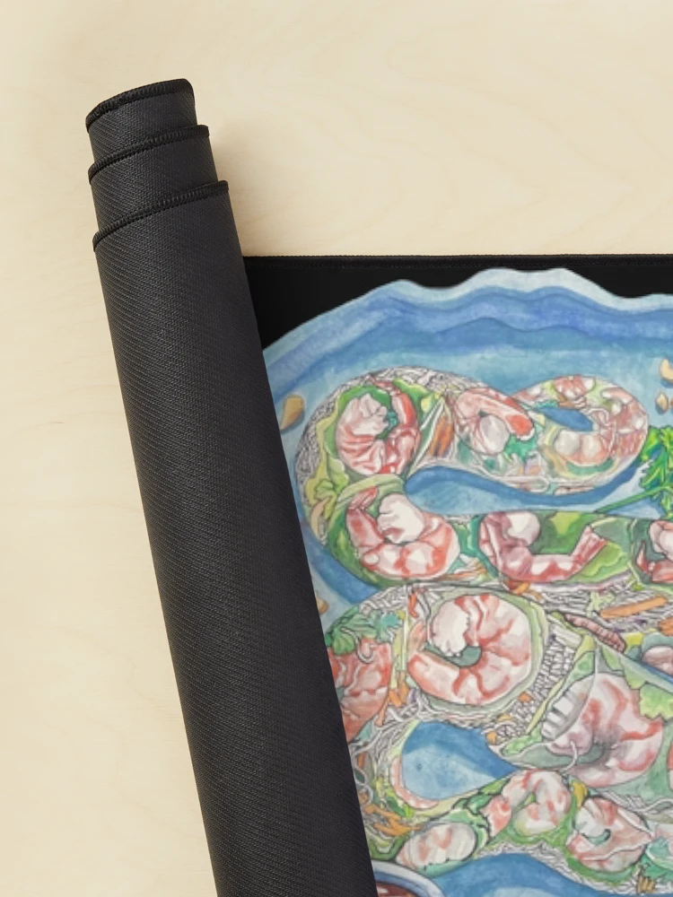 Thumbnail 2 of 5, Mouse Pad, Python Spring Roll designed and sold by RaLiz.