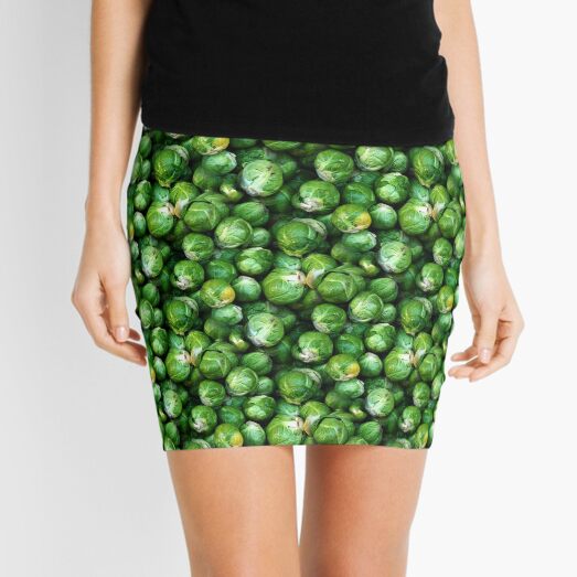 Sprouts Forever (pattern) Mini Skirt