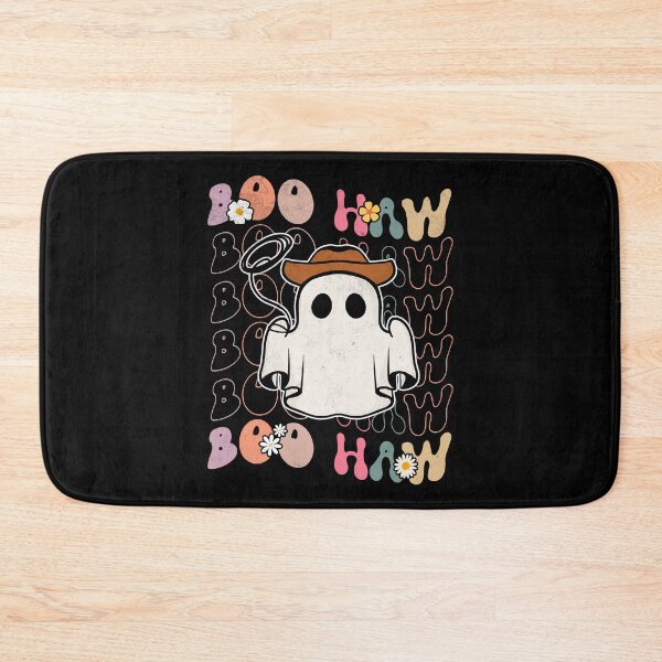 Item preview, Boo Haw Ghost Cowboy Cowgirl Western Groovy Ghost Halloween designed and sold by Zulfiqqar.