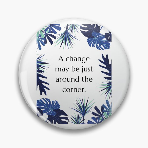 Item preview, Blue Aesthetic Inspirational Quote Uplifting Leaves Tropical designed and sold by SundaySoup.