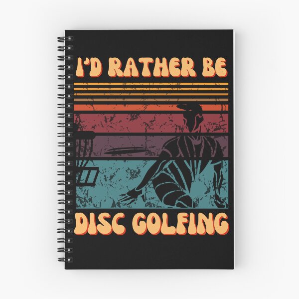 Item preview, I'd Rather Be Disc Golfing Funny Disc Golf Sport Design Vintage Retro Style designed and sold by BearCaveDesigns.