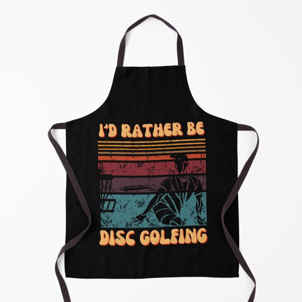 Item preview, I'd Rather Be Disc Golfing Funny Disc Golf Sport Design Vintage Retro Style designed and sold by BearCaveDesigns.