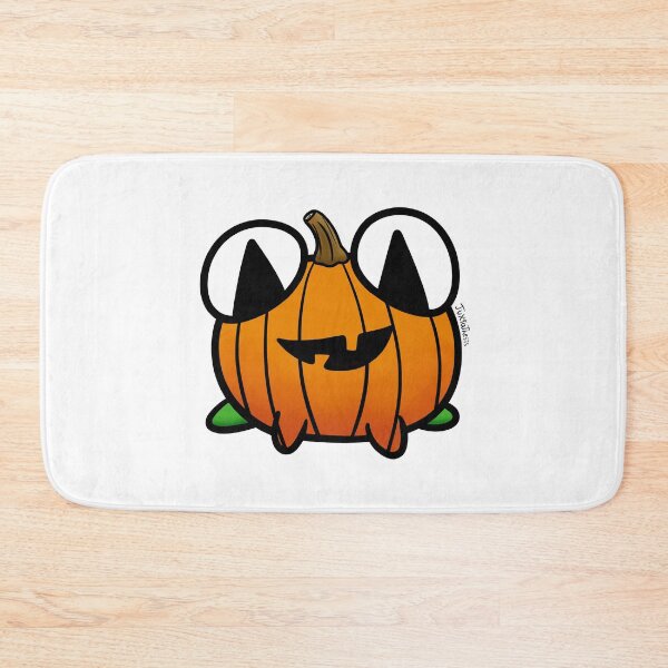 Item preview, Cute Halloween Pumpkin Frog designed and sold by Juxtathesis.