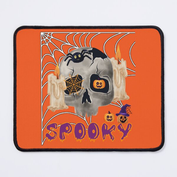 Item preview, Spooky Aesthetic Tiles on Orange designed and sold by LoloTrends.