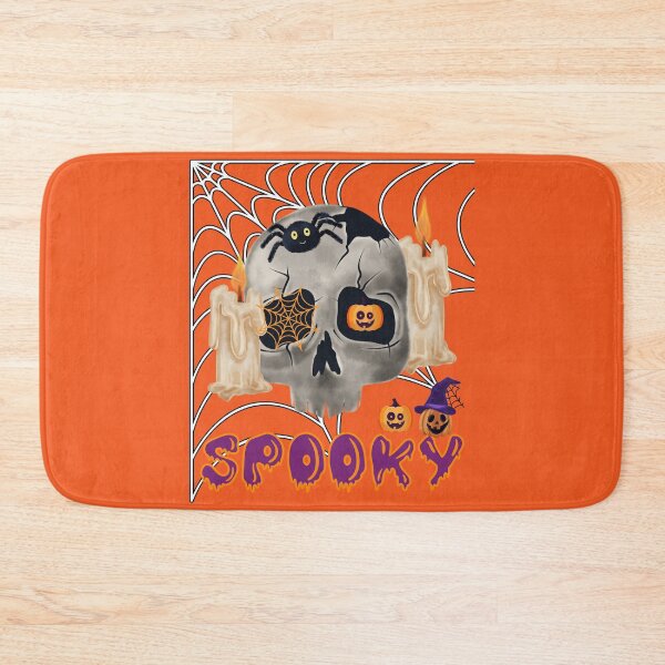 Item preview, Spooky Aesthetic Tiles on Orange designed and sold by LoloTrends.