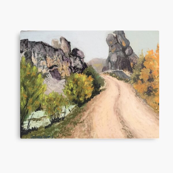 Desert Road Metal Print