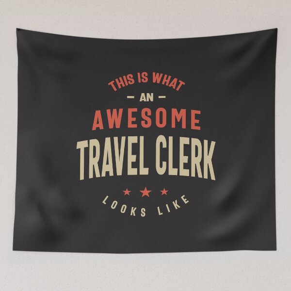Item preview, Funny Awesome Travel Clerk Job Occupation designed and sold by cidolopez.