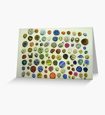 Button Collection Greeting Card