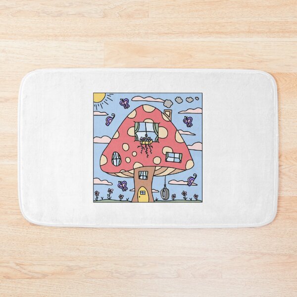 Item preview, Colorful Mushroom House Fairytale Landscape Design  designed and sold by Ellora  Roy.