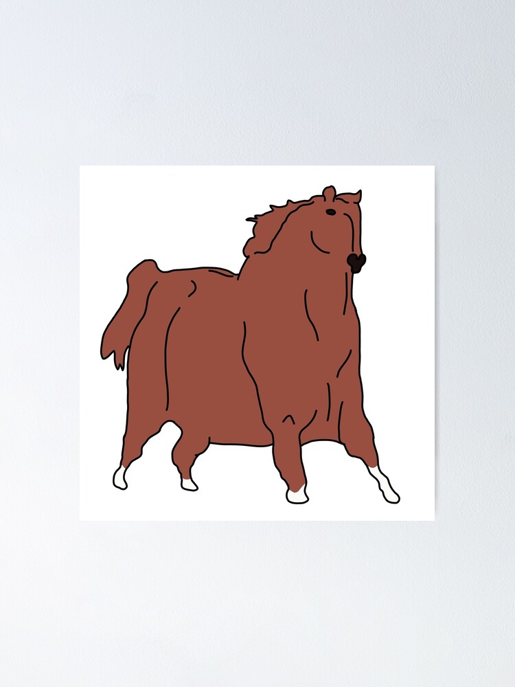 Shoehorse Pun / Horse shoe meme | Poster