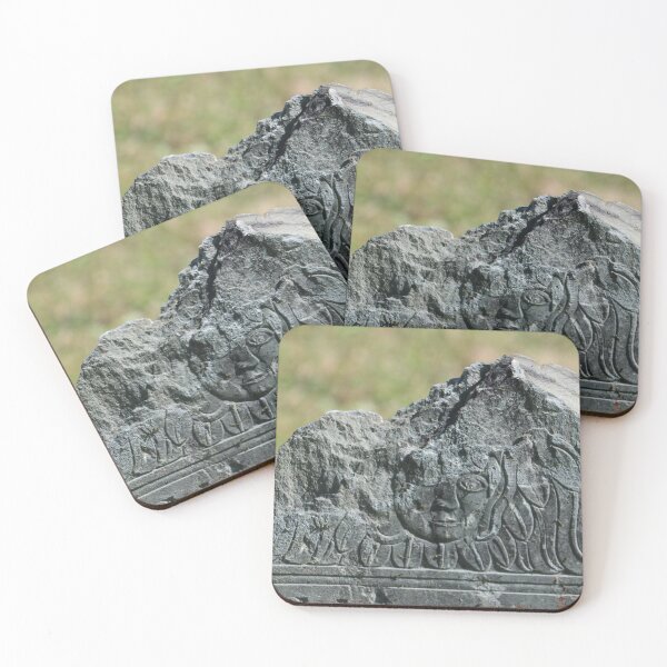 Item preview, Eroded Slate Cherub's Head - Colonial Era designed and sold by Theophanes Avery.