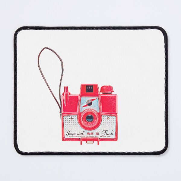 Item preview, Artsy Retro Vintage Red Imperial Mark XII Flash Camera designed and sold by vintage-designs.